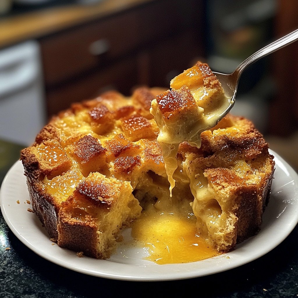 Bread Pudding with Butter Rum Sauce