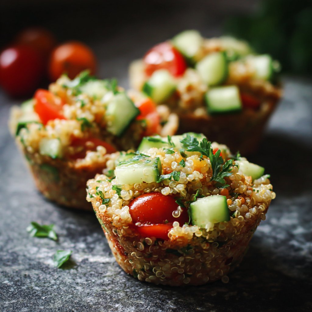 Chickpea and Quinoa Salad Cups