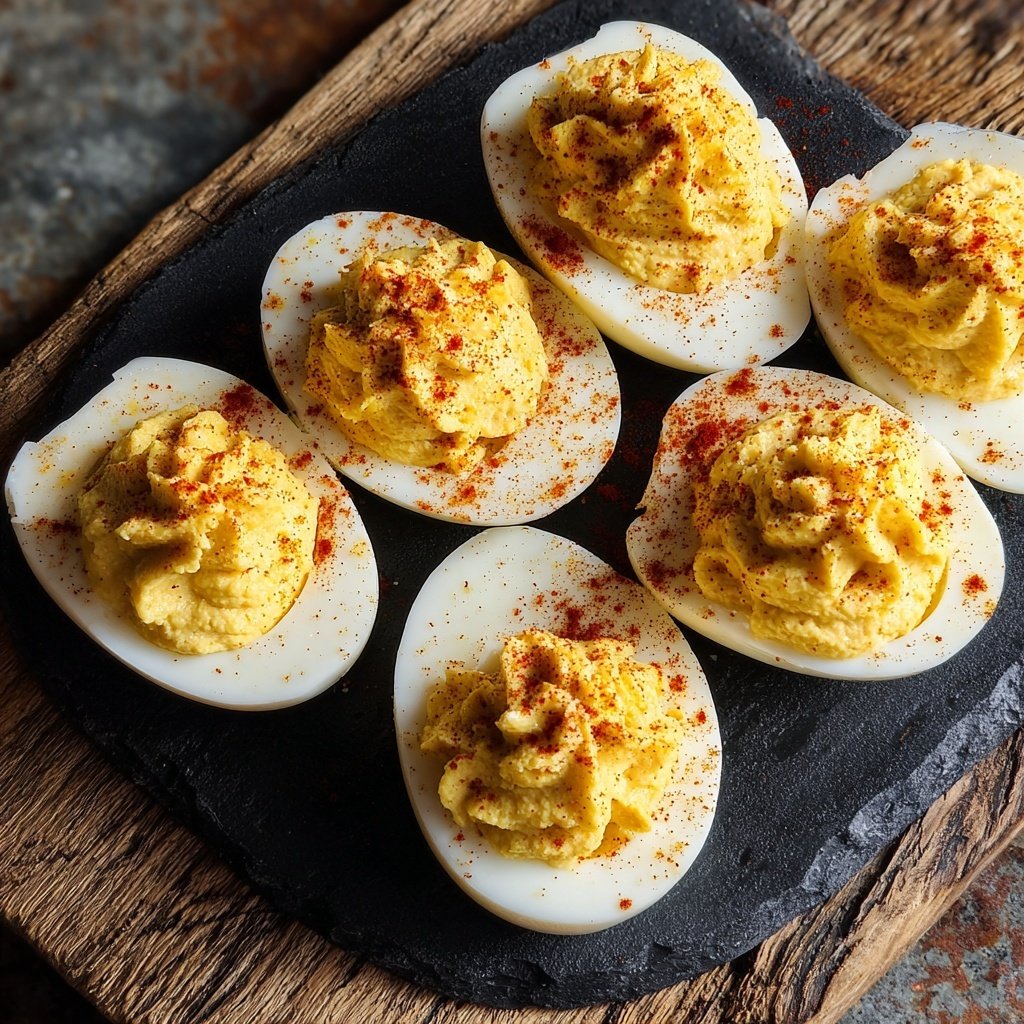 Deviled Eggs Classic Garnish
