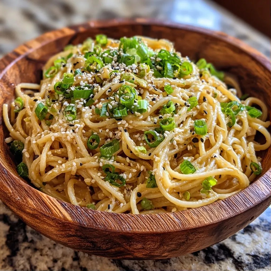 Chilled Sesame Tofu Noodles