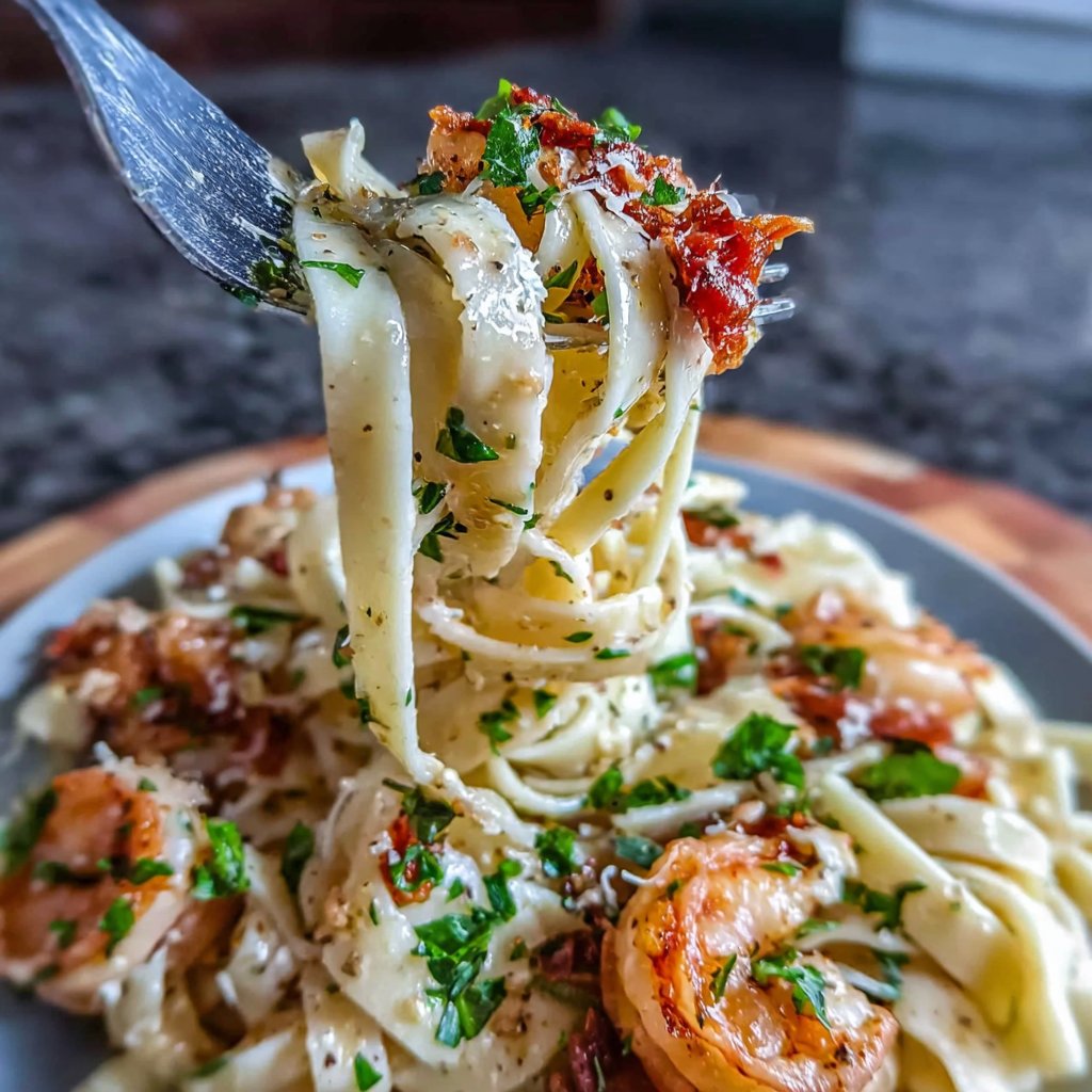 Creamy Cajun Shrimp Pasta