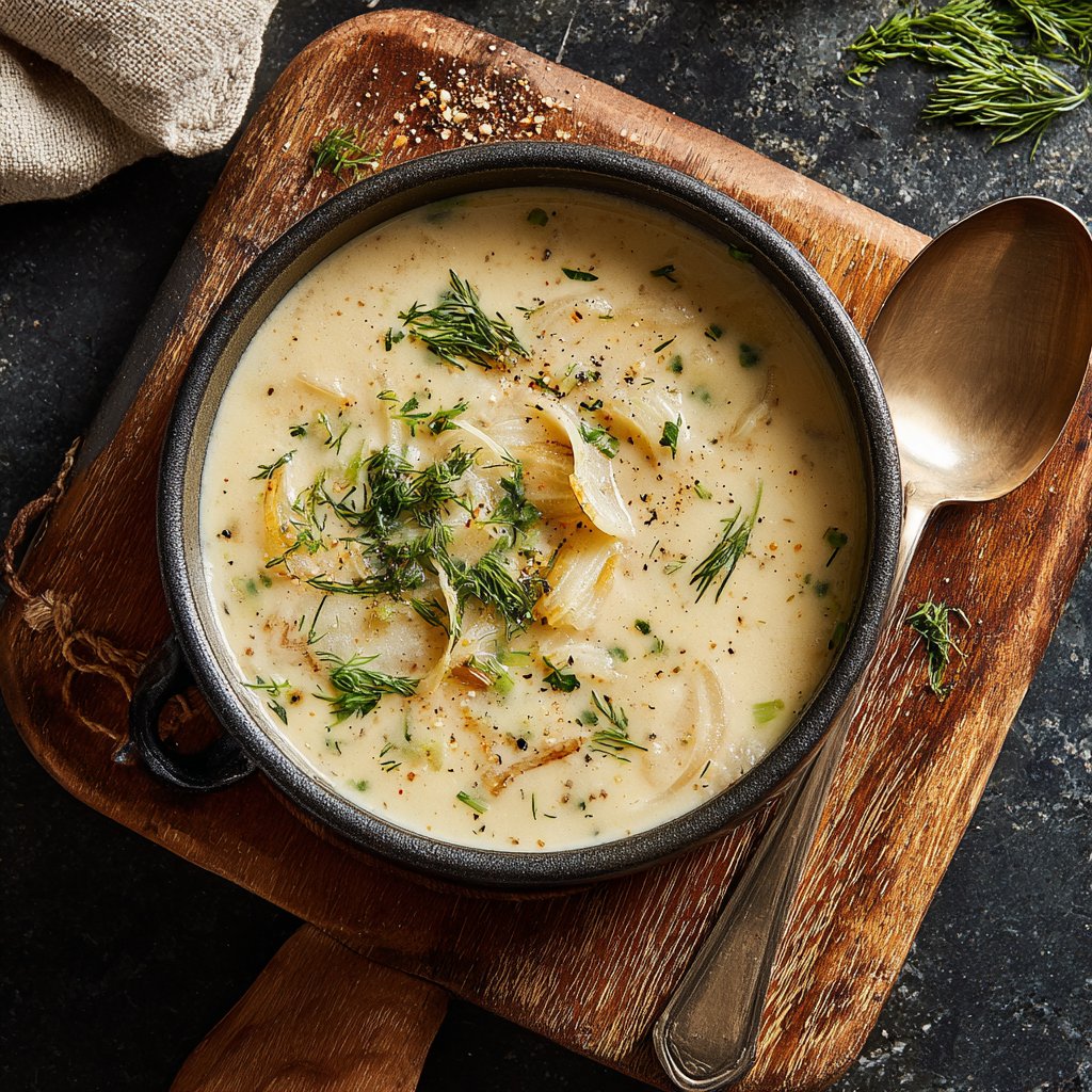 Creamy Dill Onion Boil