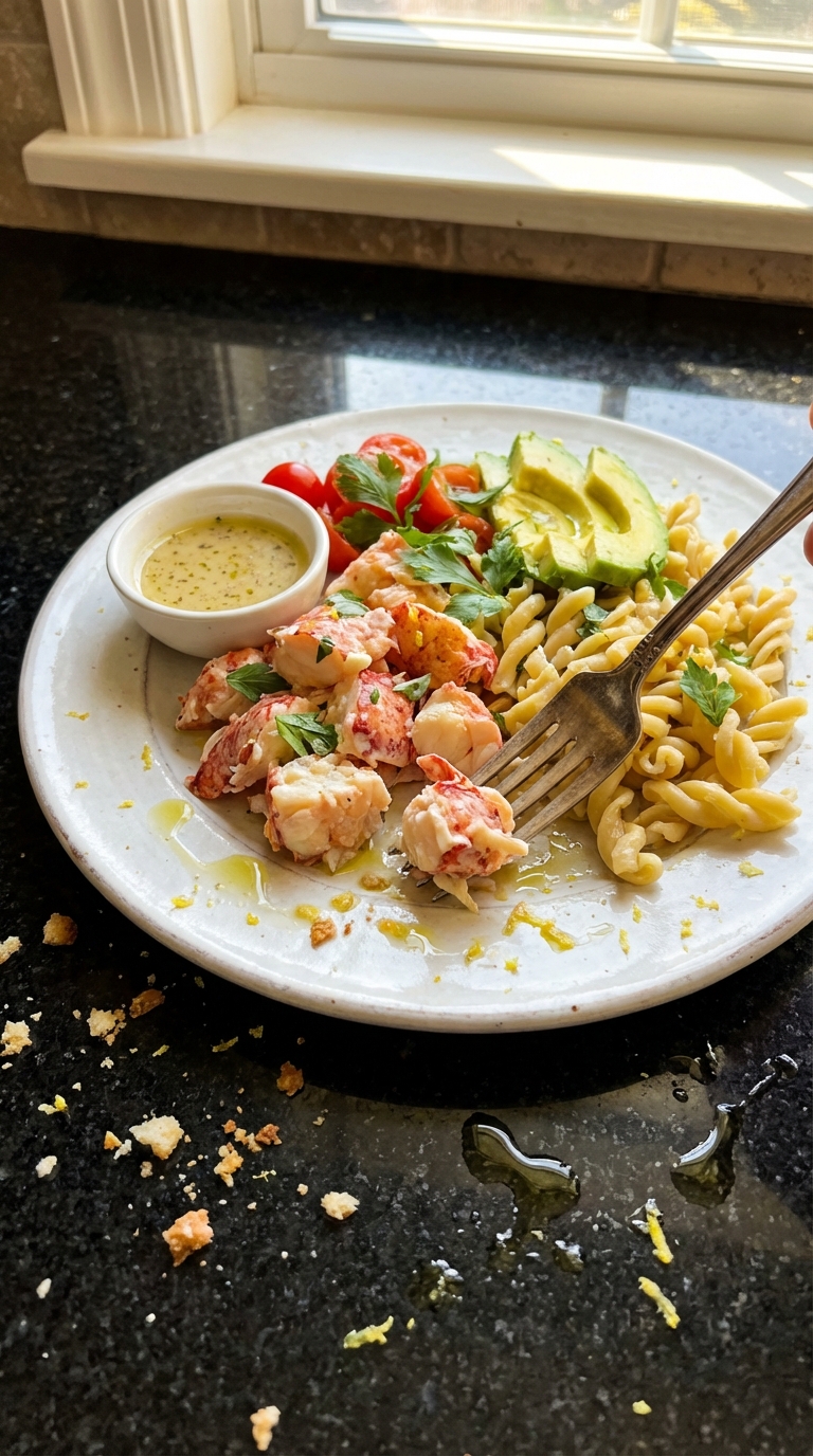 Deconstructed Lobster Pasta Salad