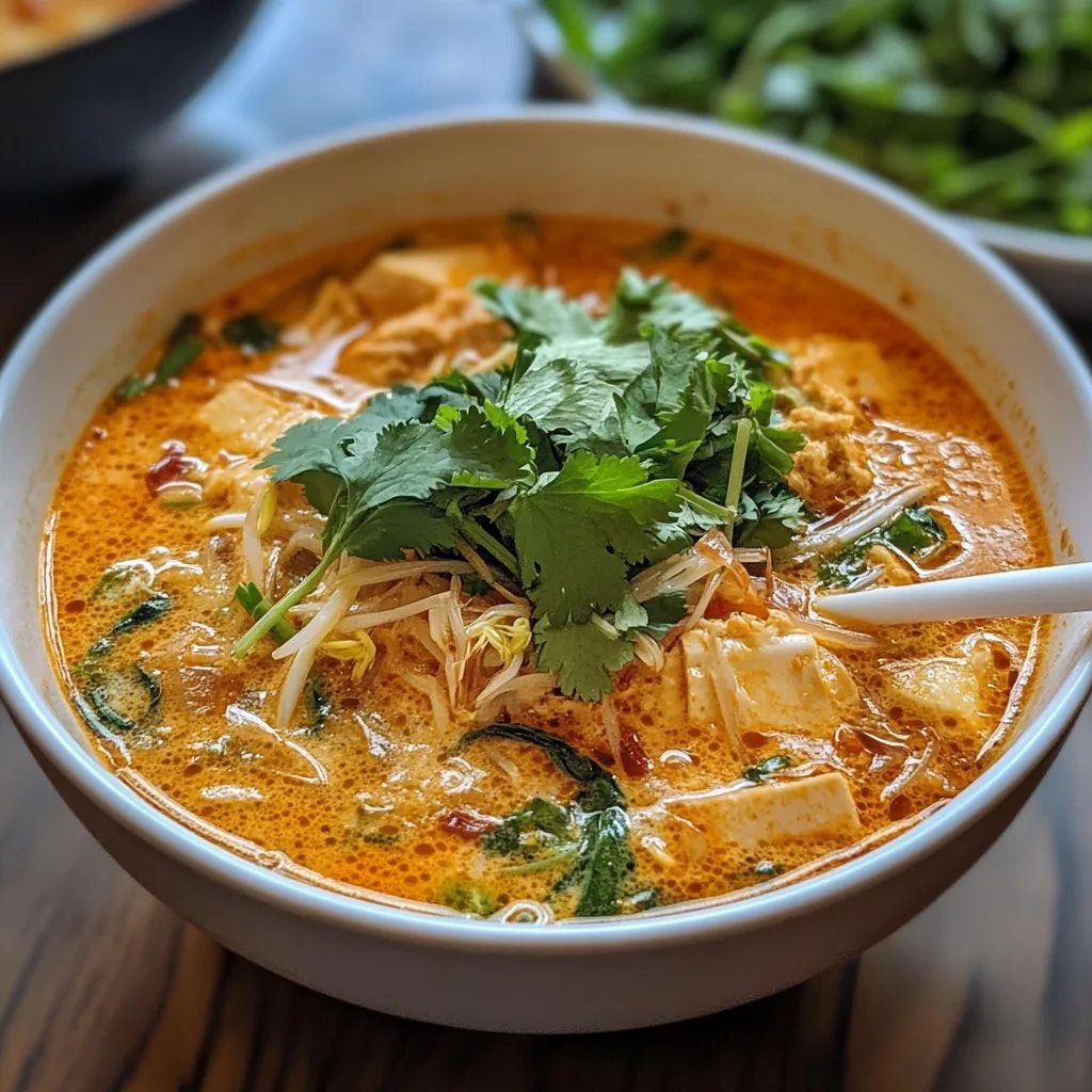 Thai Red Curry Noodle Soup