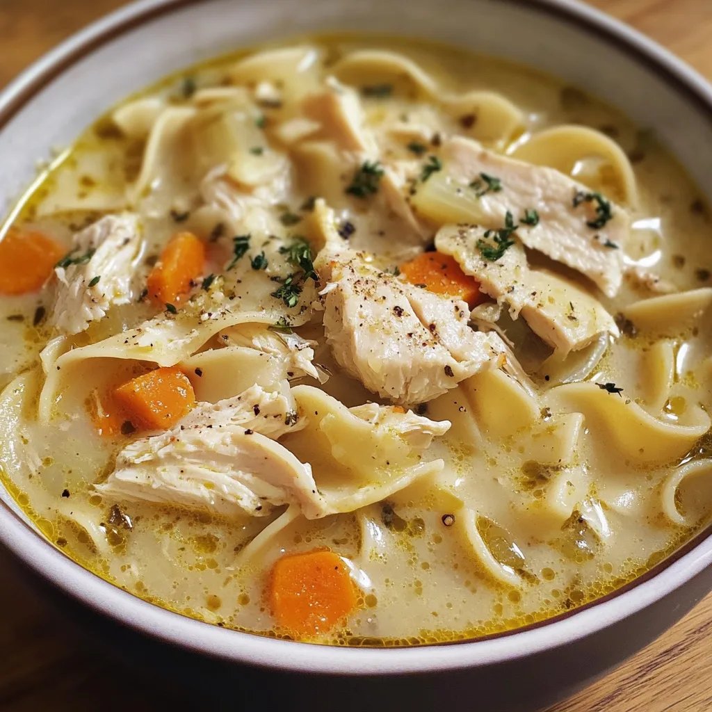 Creamy Chicken Noodle Soup