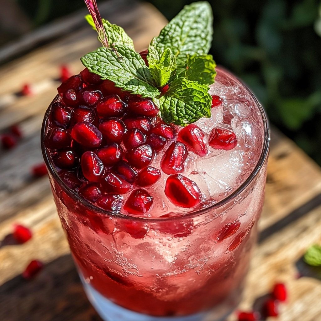 Pomegranate Vodka Gimlet Recipe