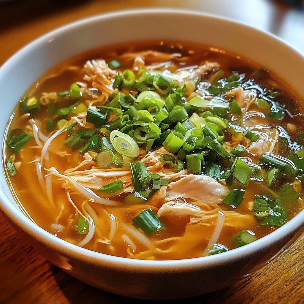 Ginger Garlic Chicken Noodle Soup