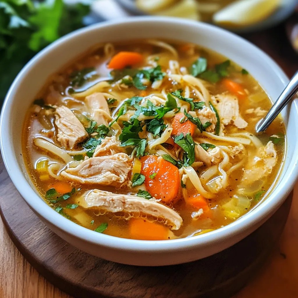 Spicy Chicken Noodle Soup