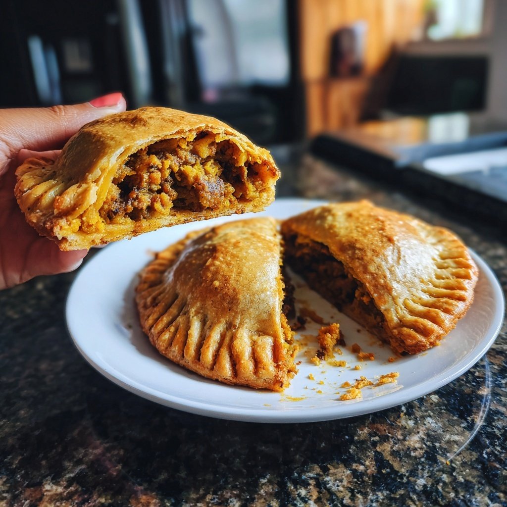 Jamaican Curry Chicken Patties