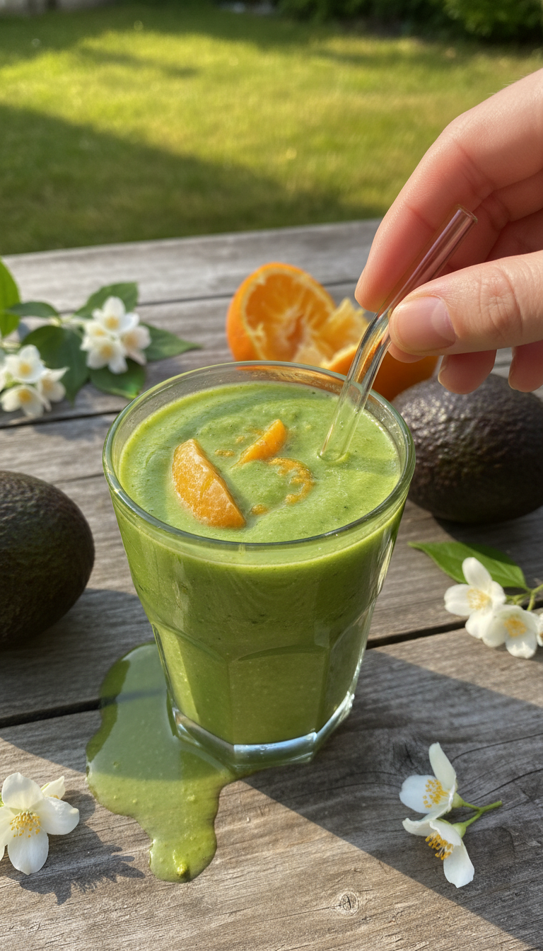Avocado Citrus Smoothie Refresh