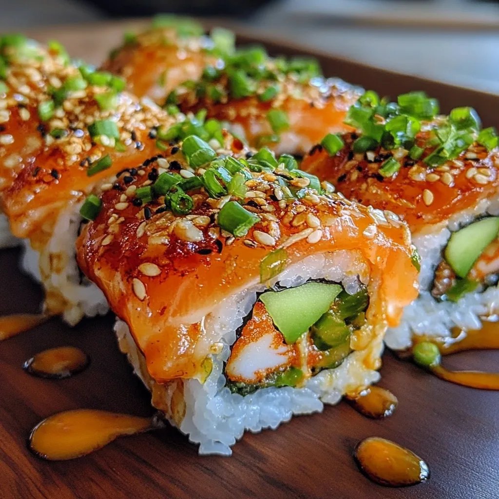Spicy Salmon Sushi Bake