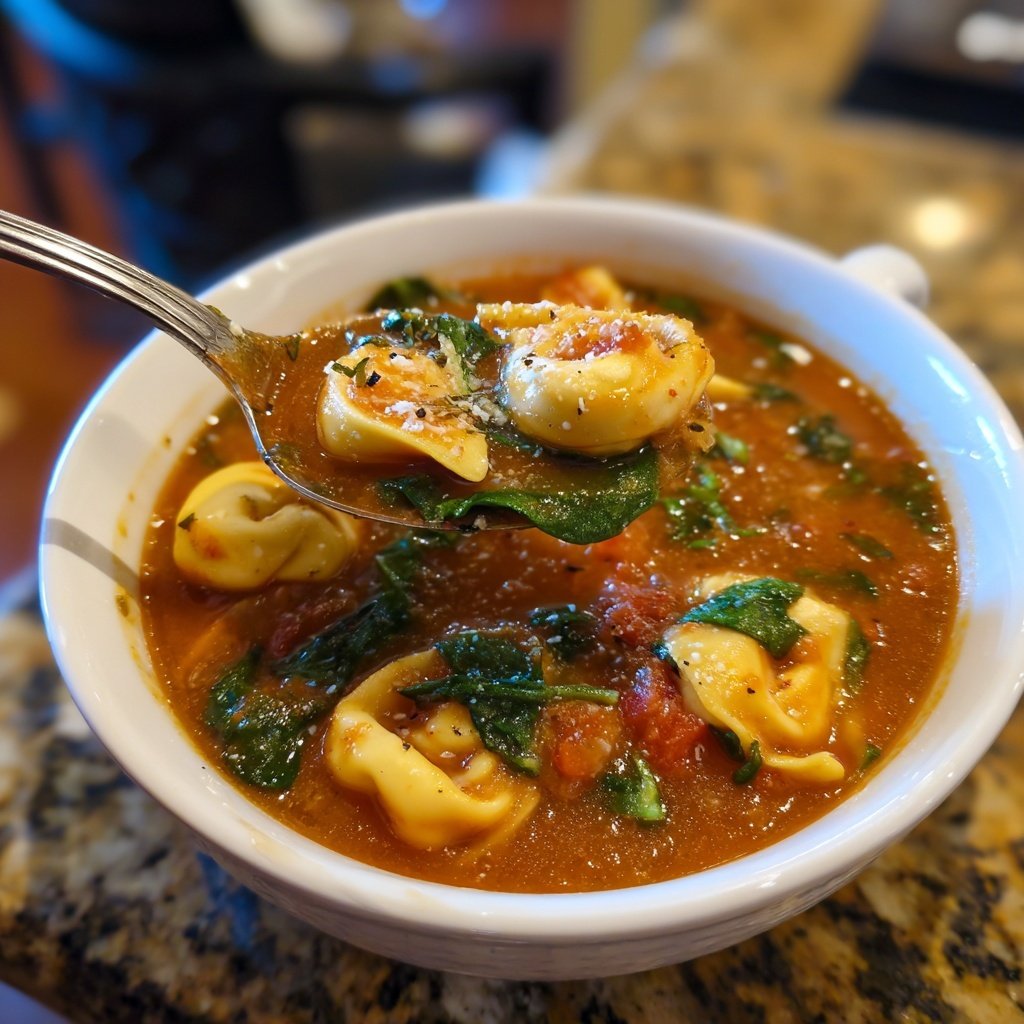 Tuscan Tortellini Soup