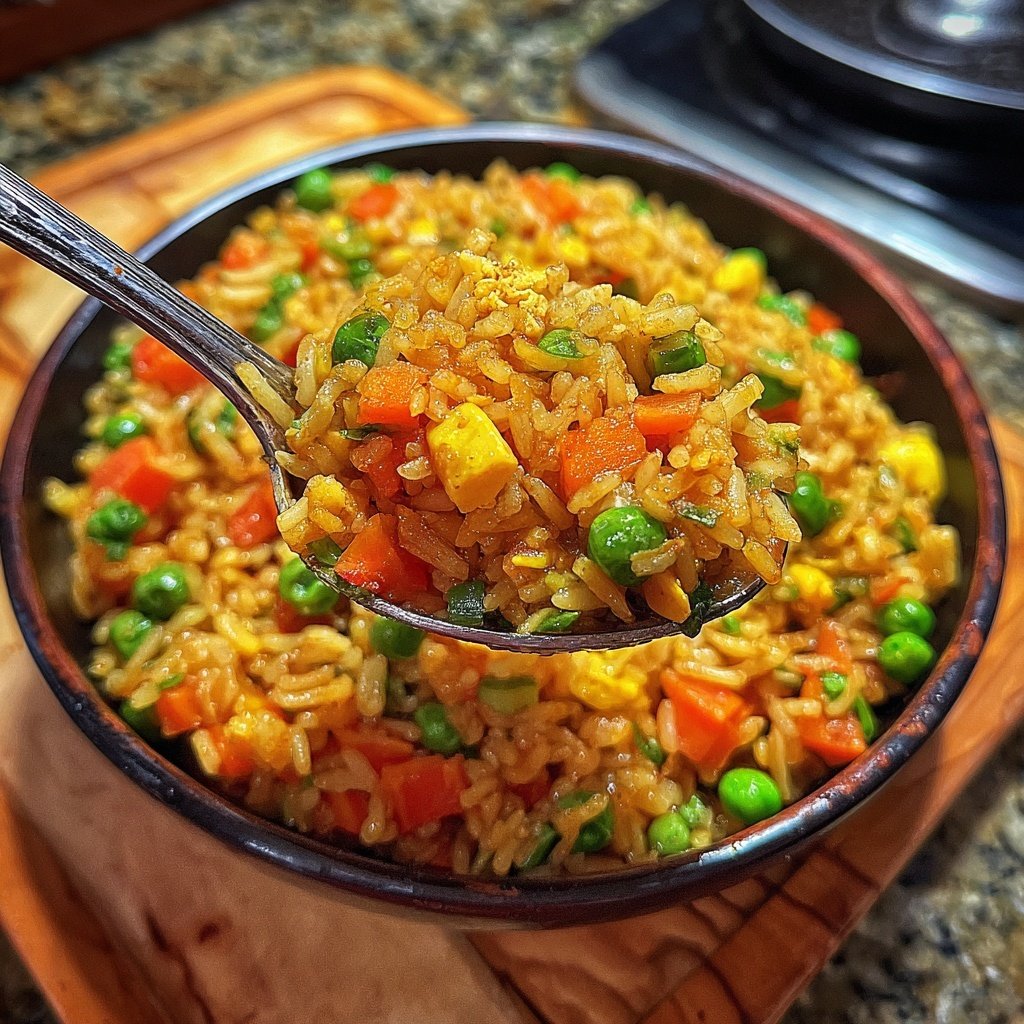 Quick Veggie Fried Rice