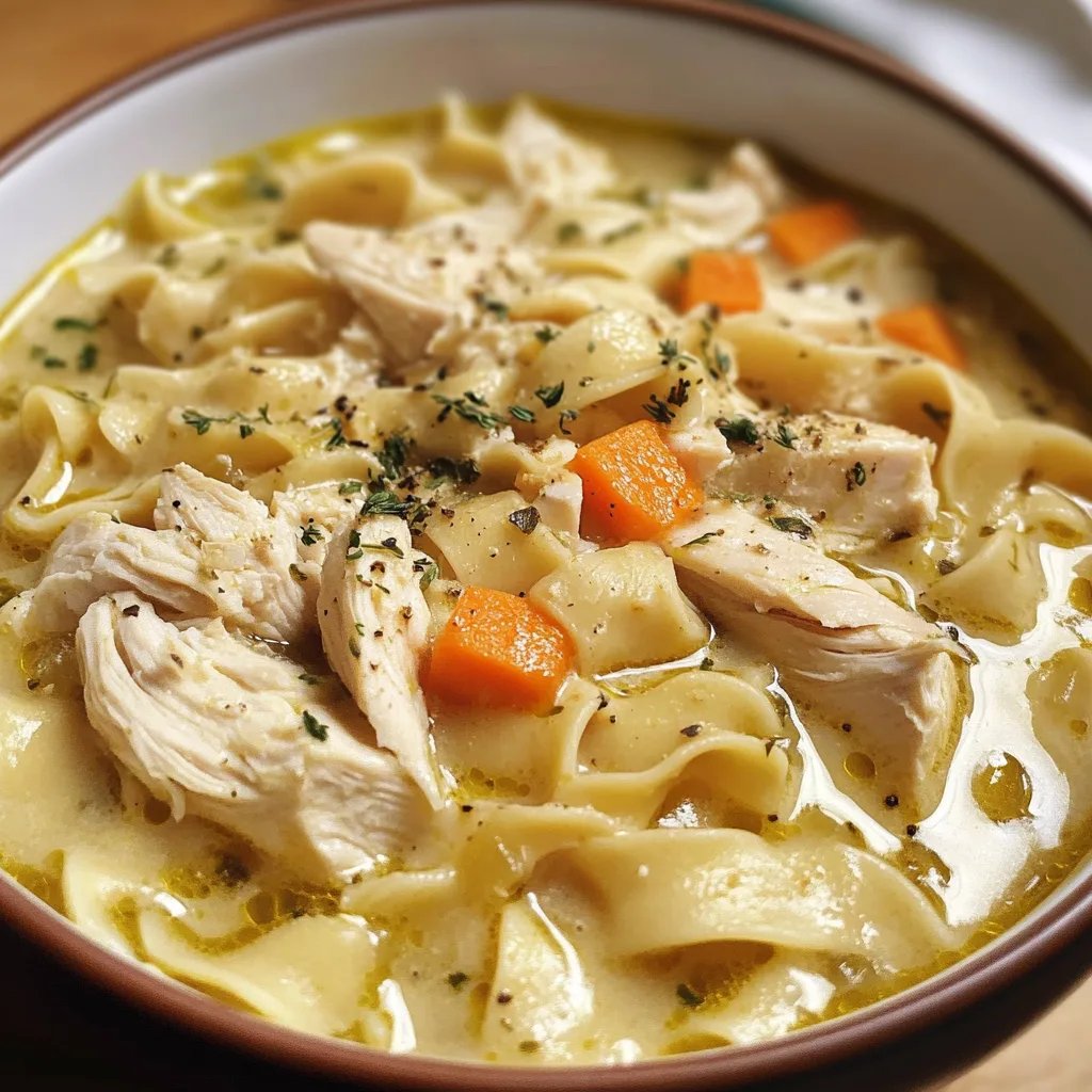 Creamy Chicken Noodle Soup