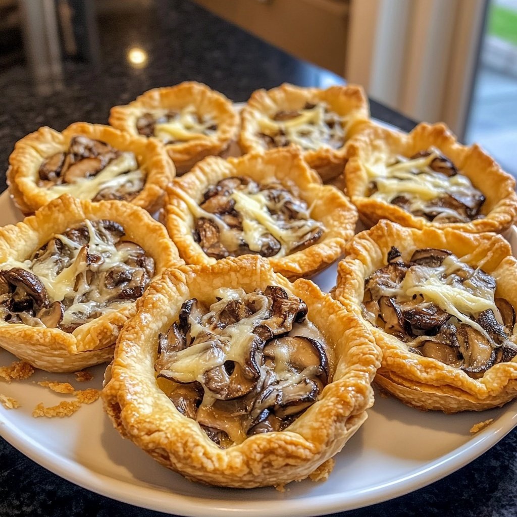 Truffle Mushroom Tartlets