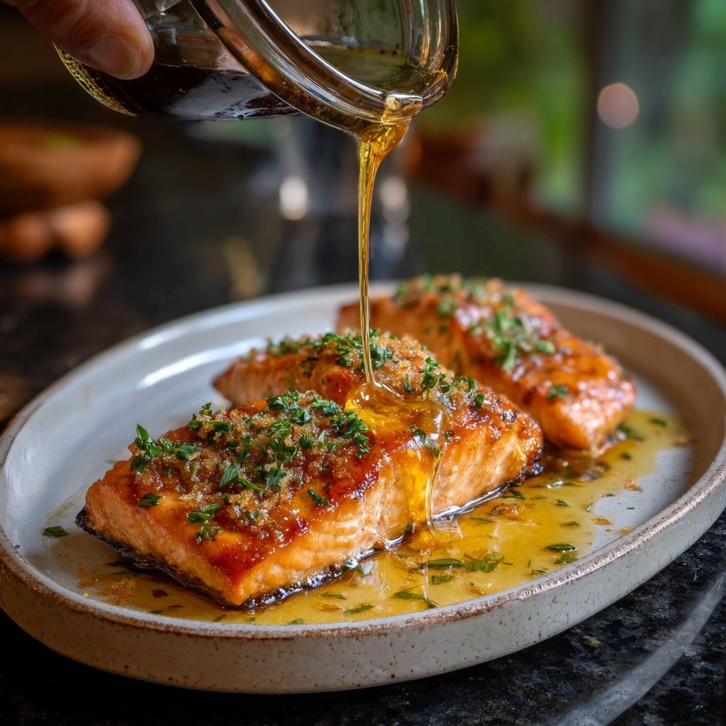 Maple Glazed Salmon Dishes