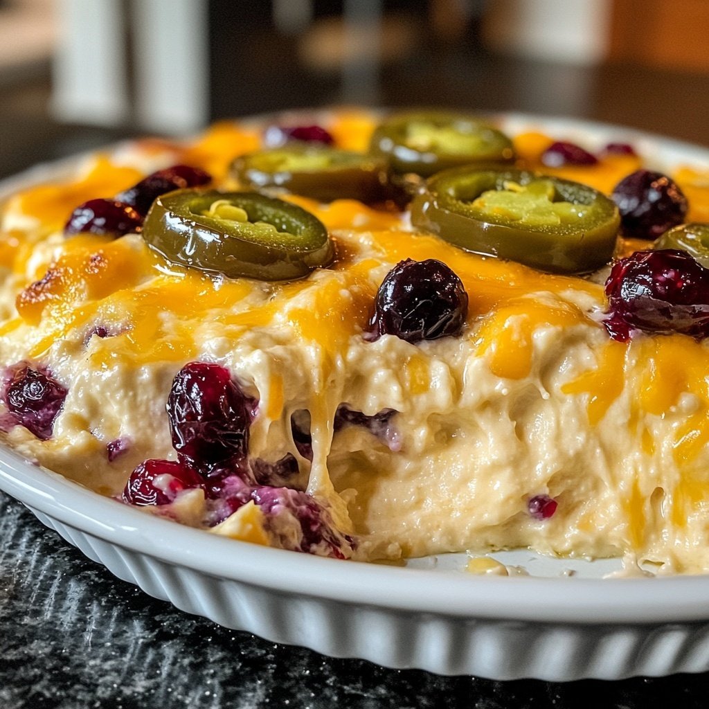 Cranberry Jalapeño Cheese Dip