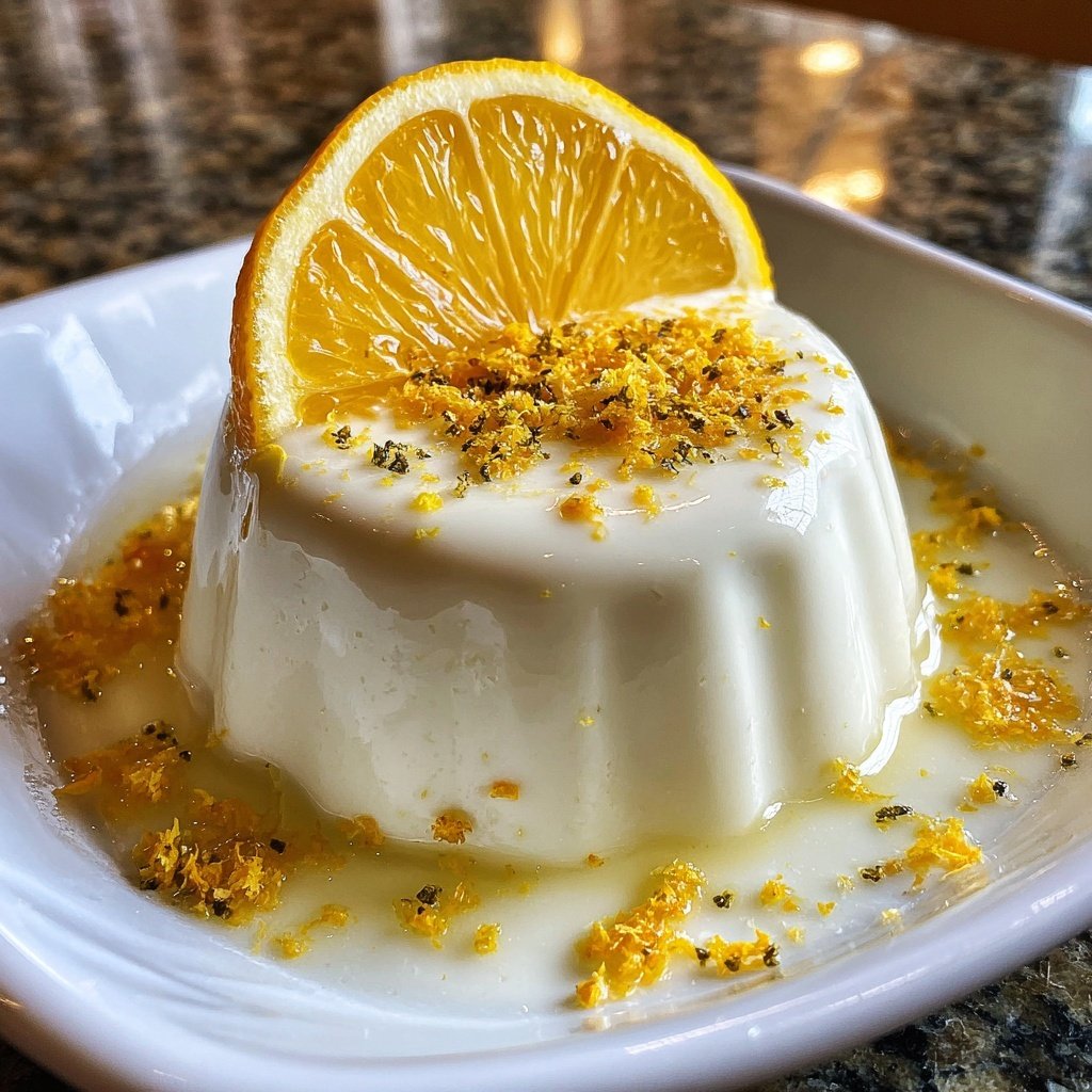 Meyer Lemon Panna Cotta