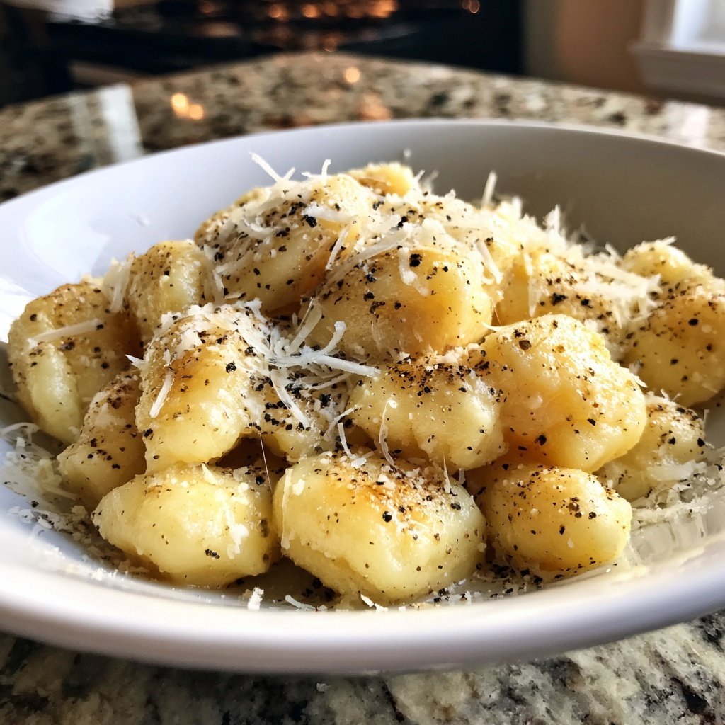 Gnocchi Cacio e Pepe Simple Delicious