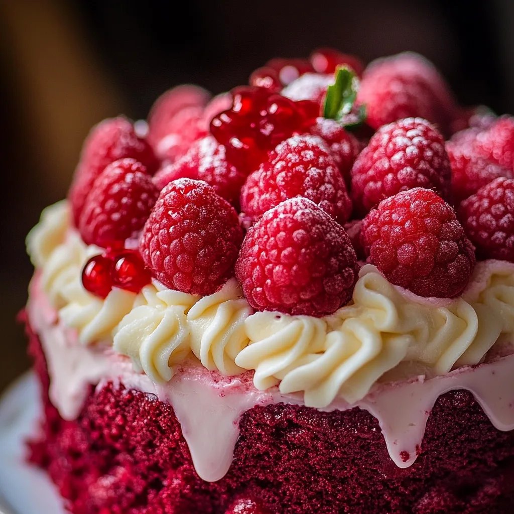 Raspberry Red Velvet Bliss