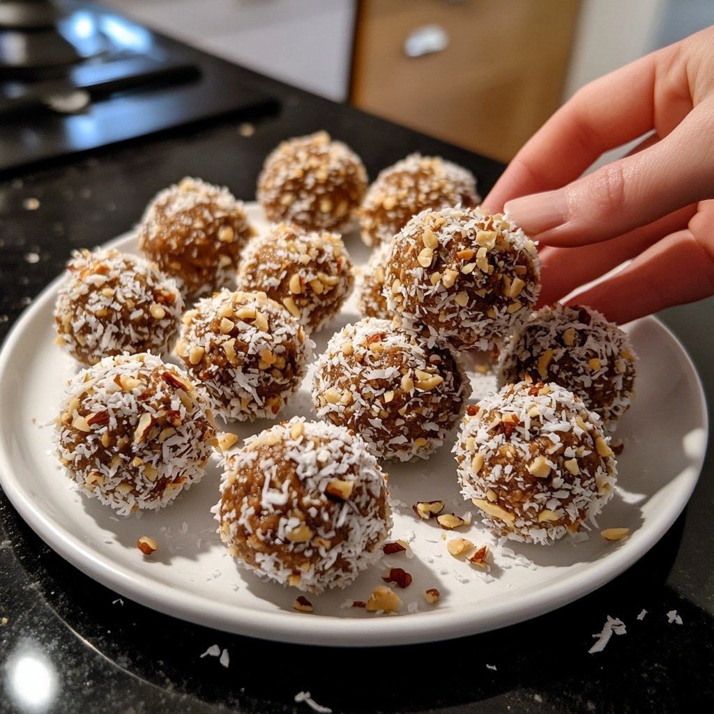 No-Bake Christmas Balls Cookies