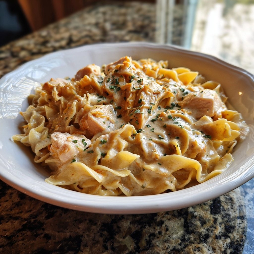 Slow Cooker Chicken and Noodles
