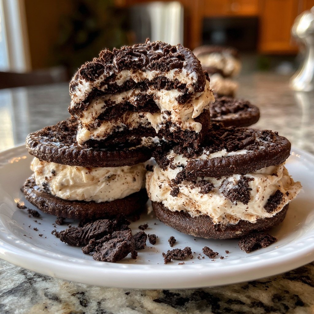 Oreo Cheesecake Cookies