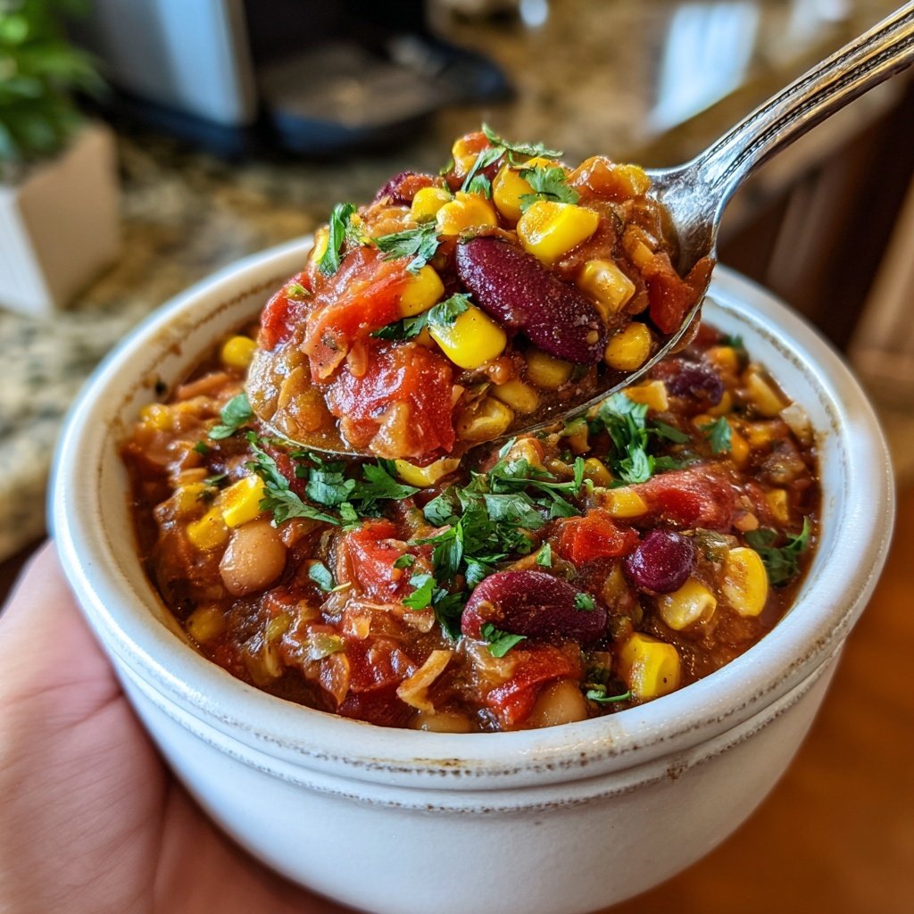 Ultimate Veggie Chili Bowl