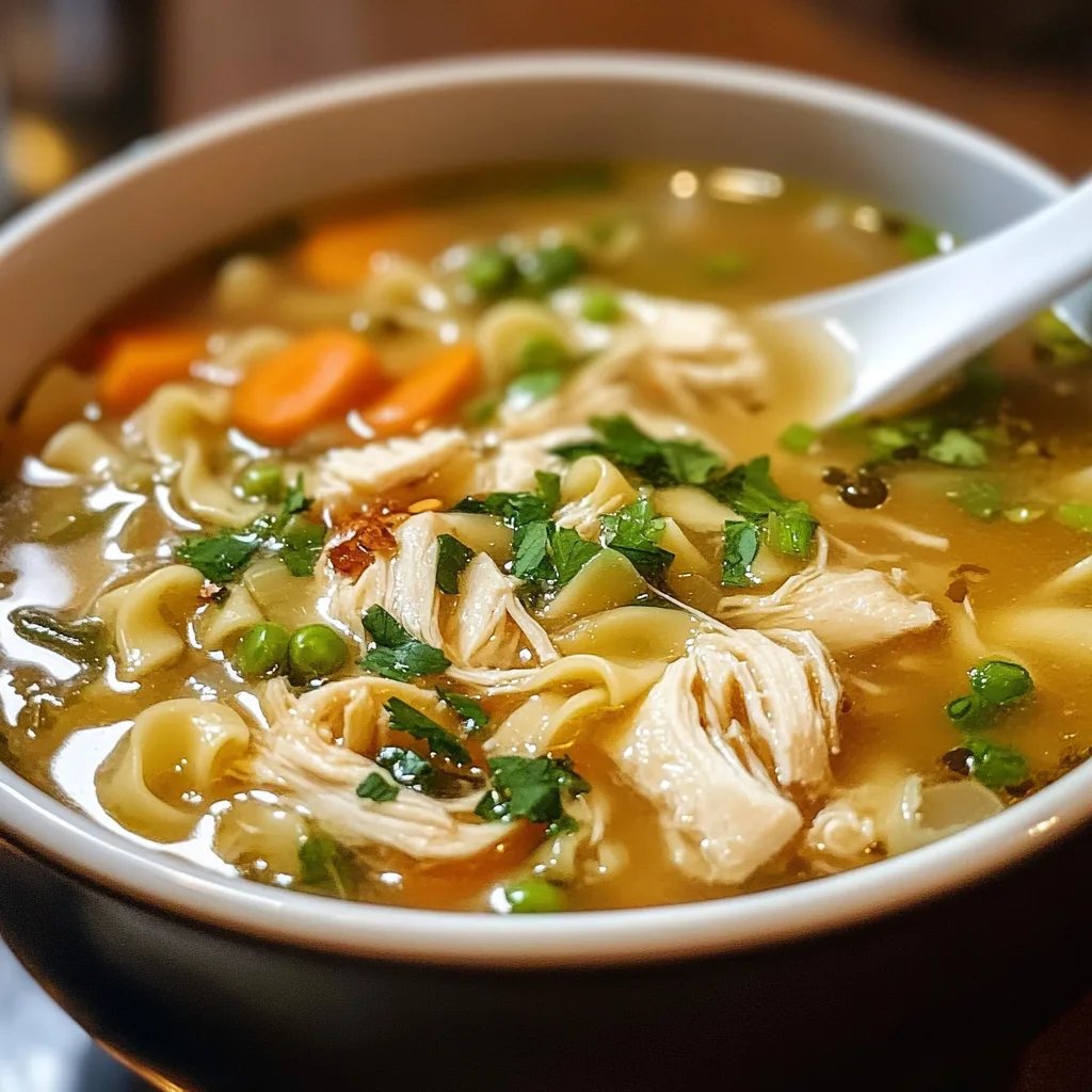 Flu-Fighting Chicken Noodle Soup