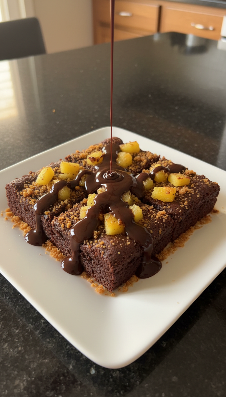 Pineapple Brownie Delight
