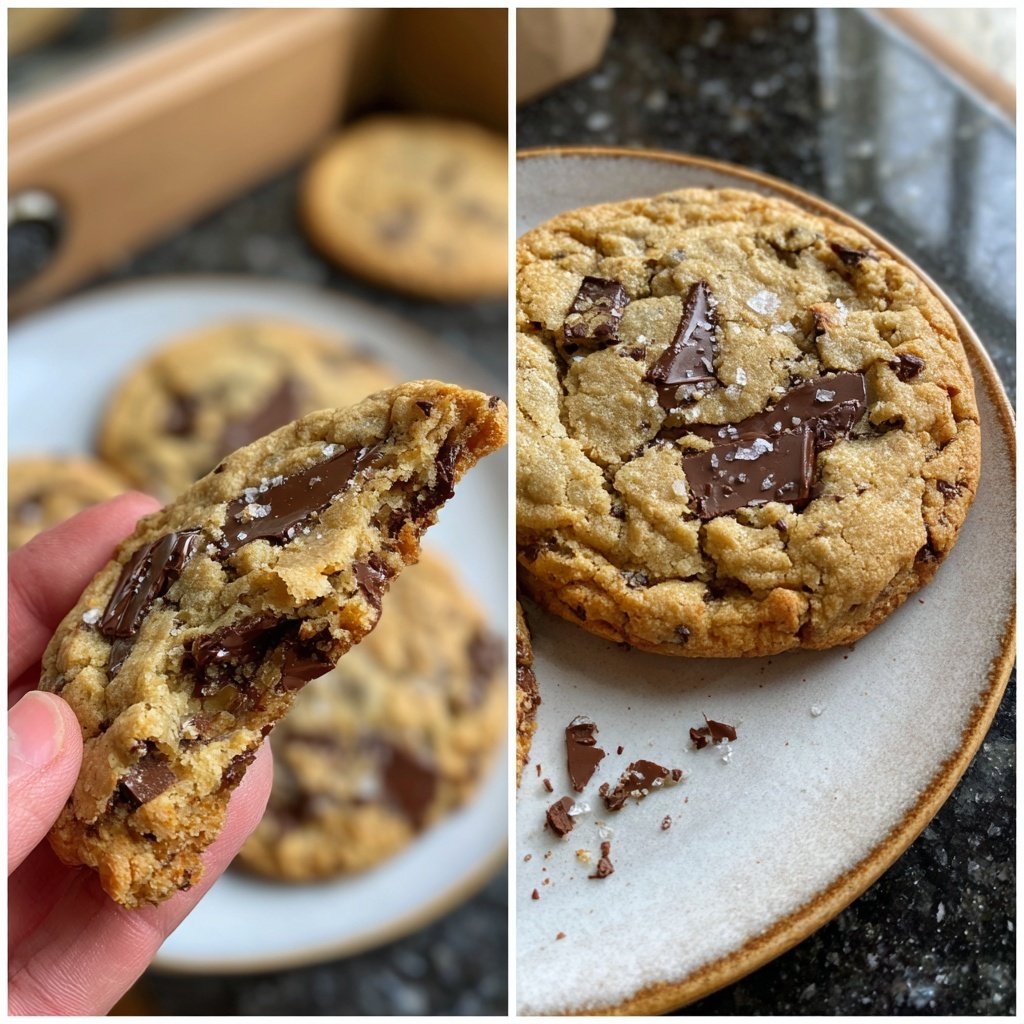Brown Butter Sea Salt Chocolate Chip Cookies​