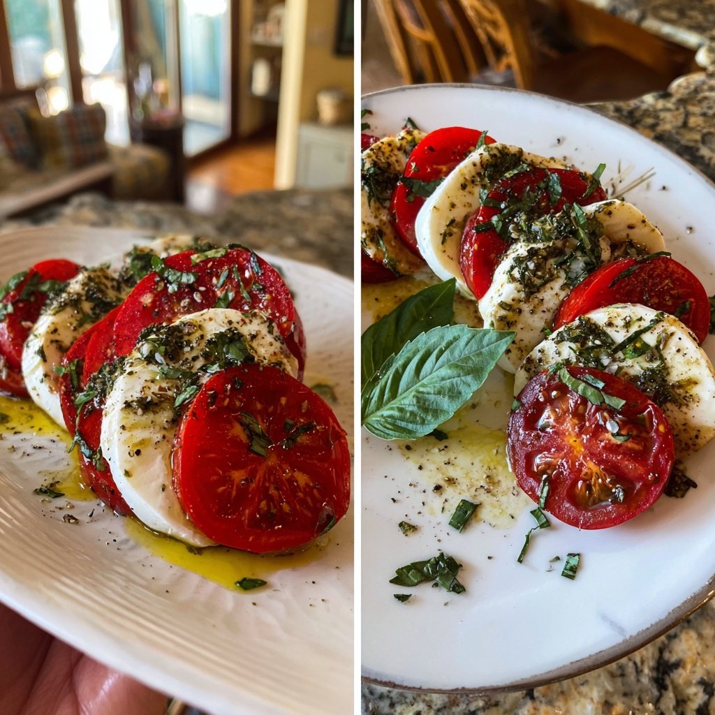 Valentine's Day Caprese Salad