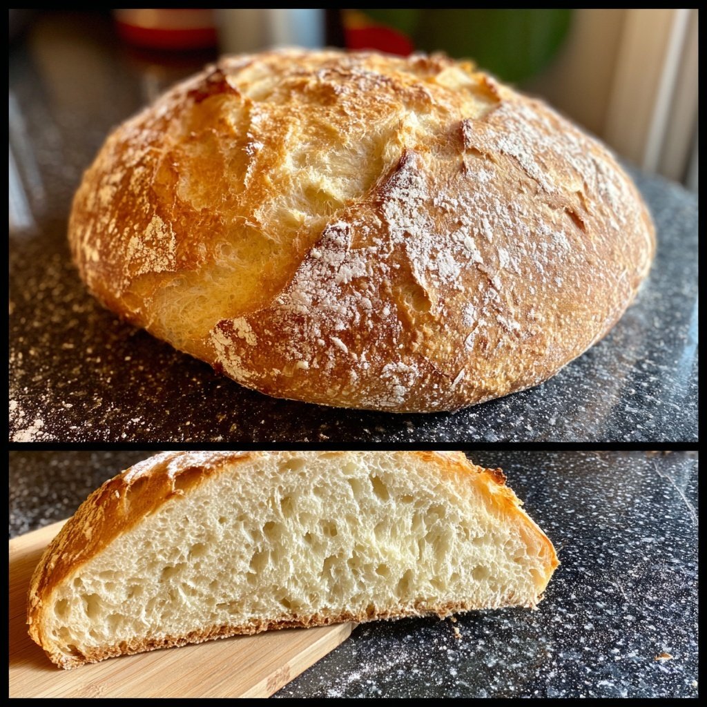 Simple Artisan Bread Four Ingredients