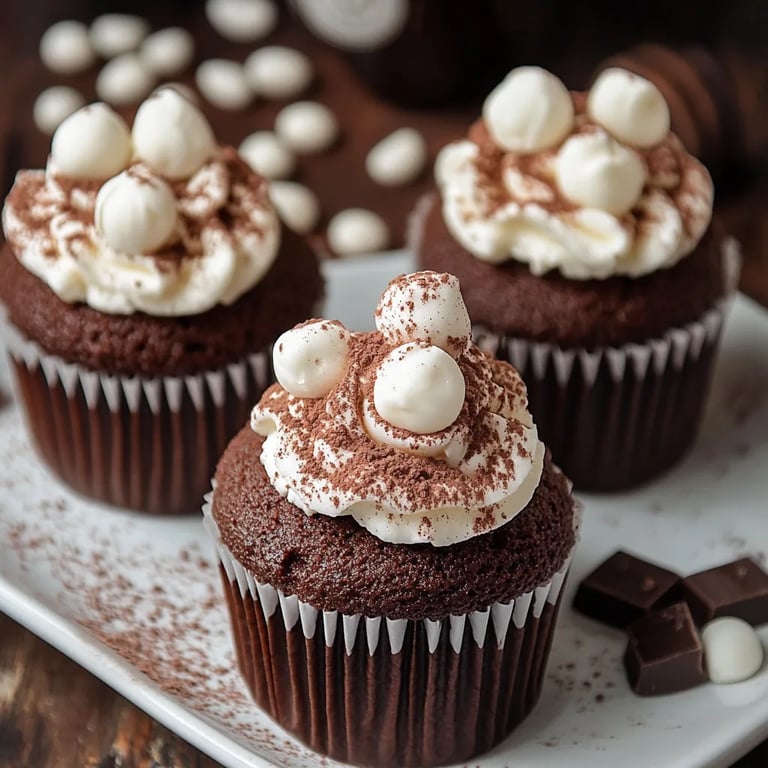 Hot Chocolate Cupcakes