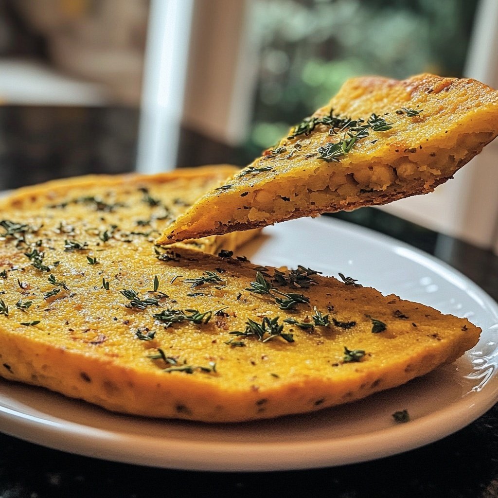 Socca Chickpea Flatbread