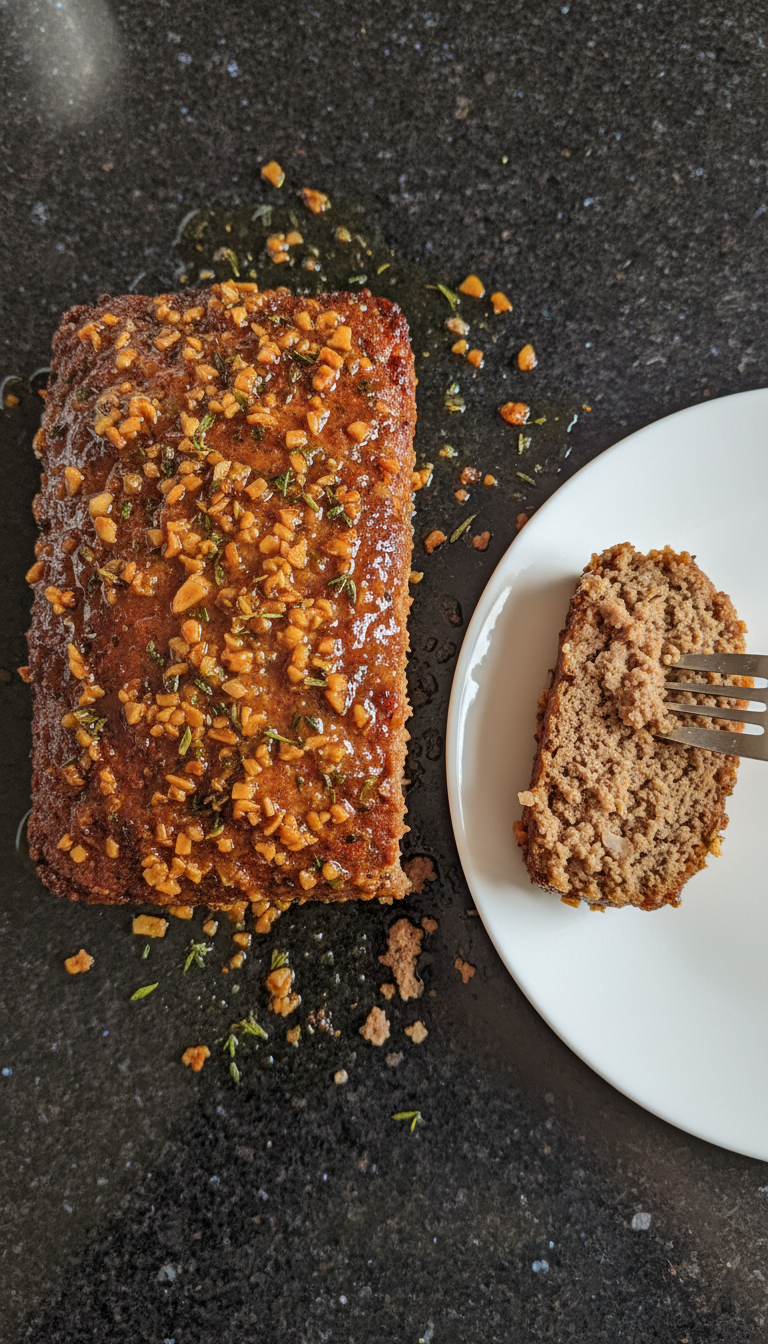 Garlic Roasted Meatloaf