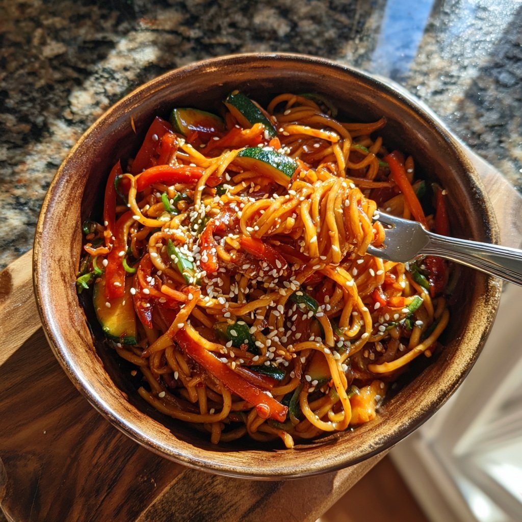Gochujang Noodles Spicy Sweet