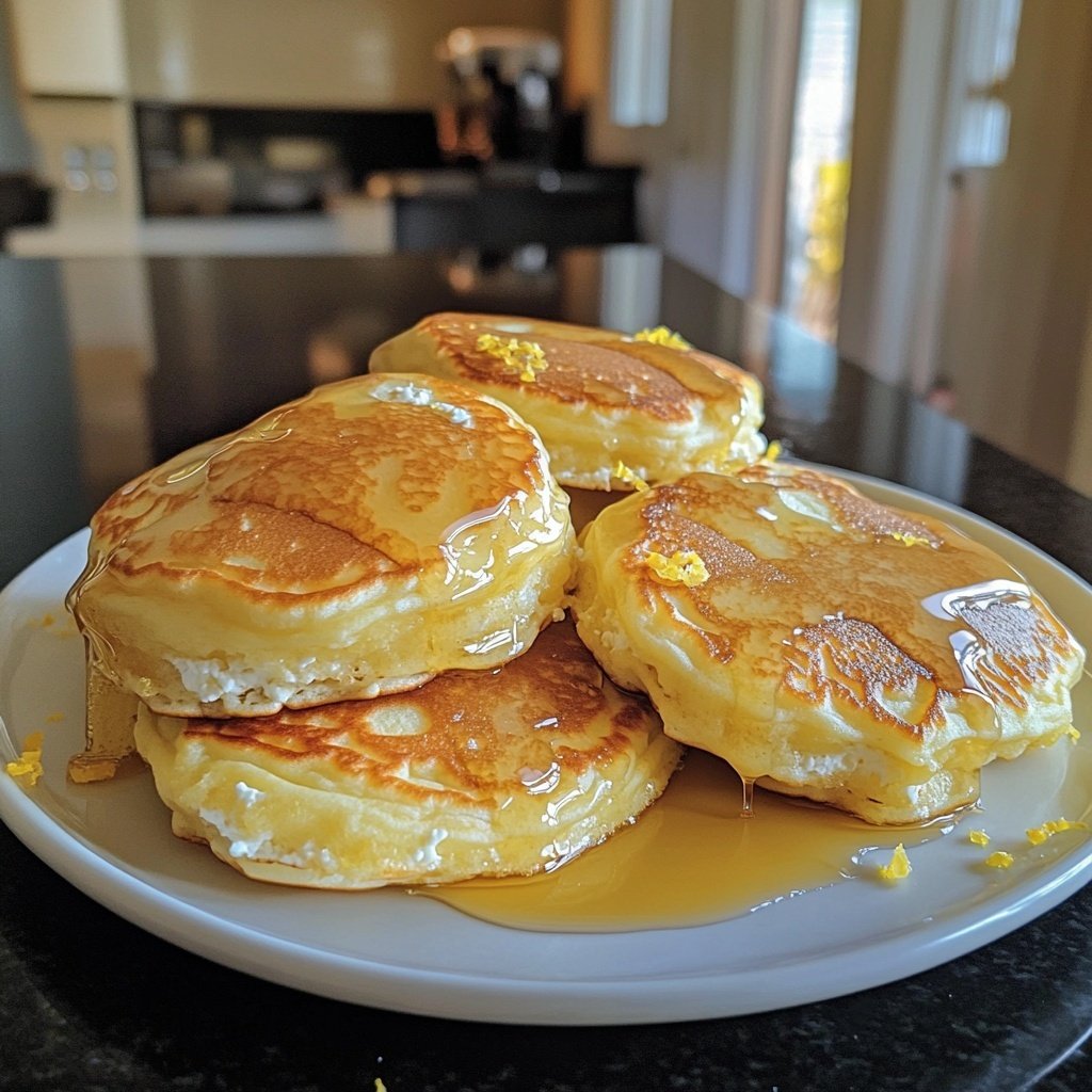 Fluffy Lemon Ricotta Pancakes