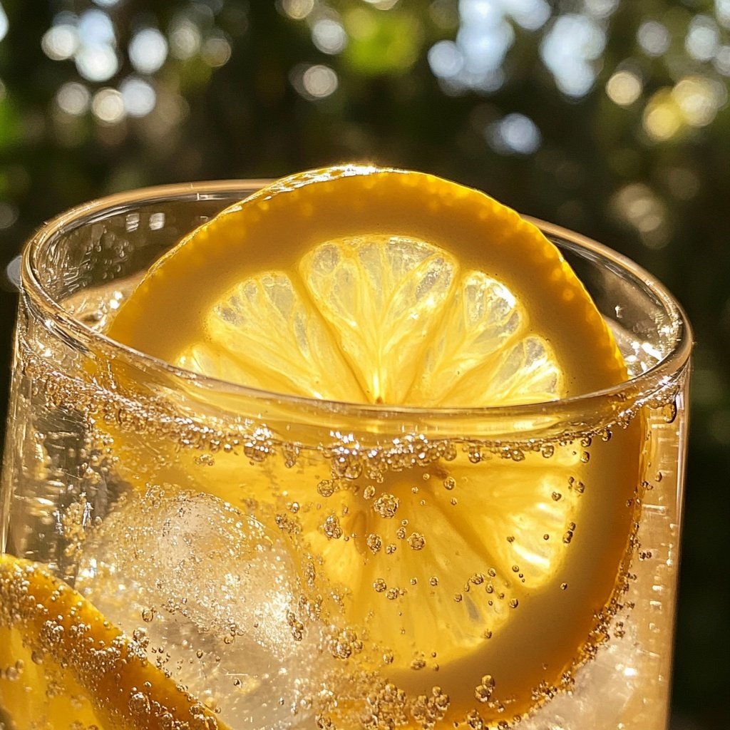 Meyer Lemon Fizz Mocktail